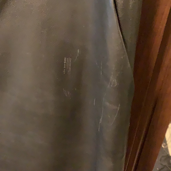 Nordstrom Classiques Entier black leather skirt - Picture 5 of 7